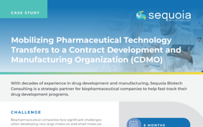 Mobilizing Pharmaceutical Technology Transfers to a Contract Development and Manufacturing Organization (CDMO)